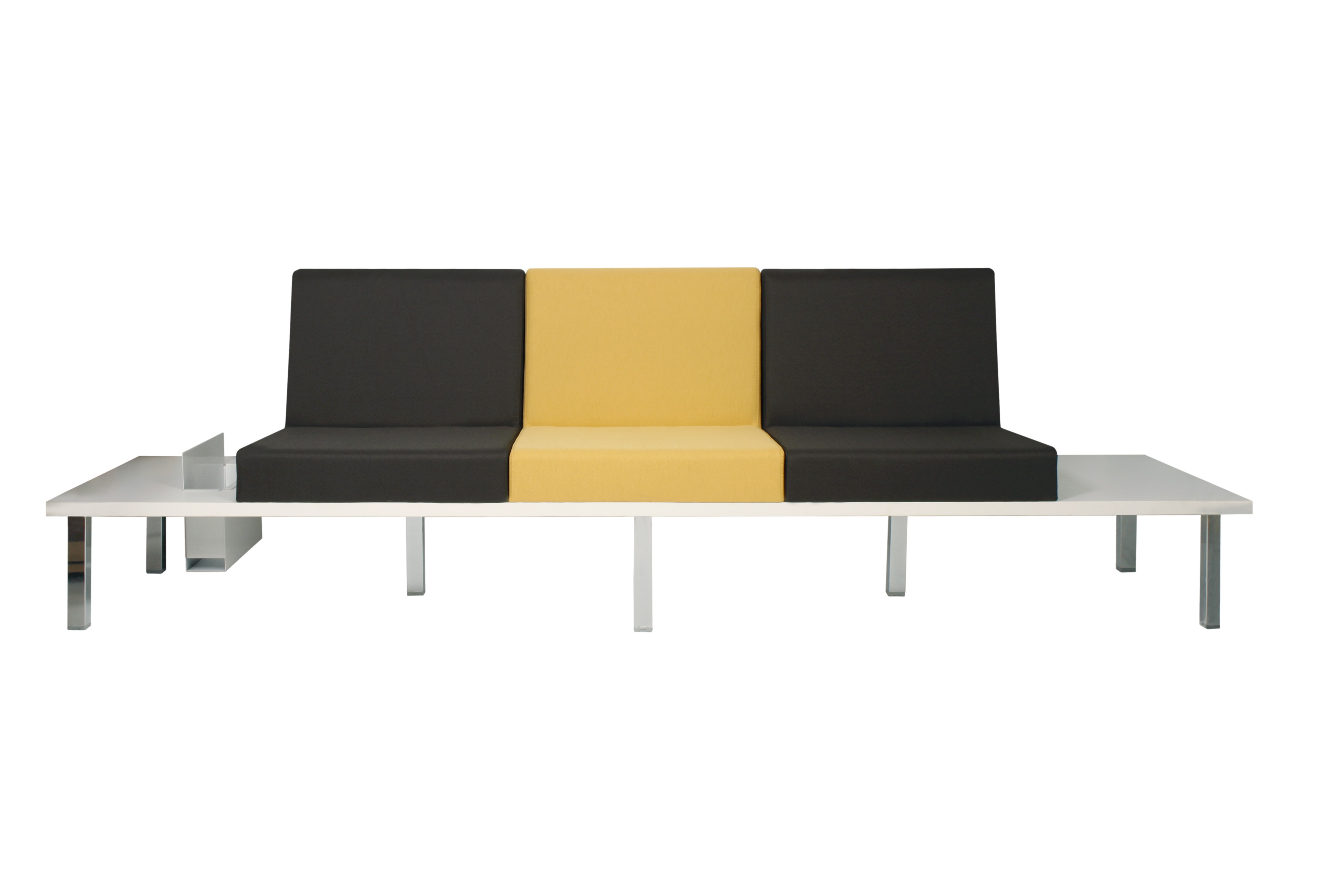 RUBİK ÜÇLÜ ÇİFT SEHPALI BEKLEME