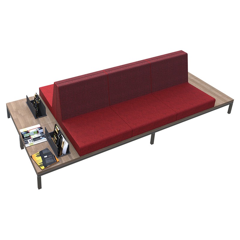 RUBİK ÜÇLÜ ÇİFT SEHPALI BEKLEME