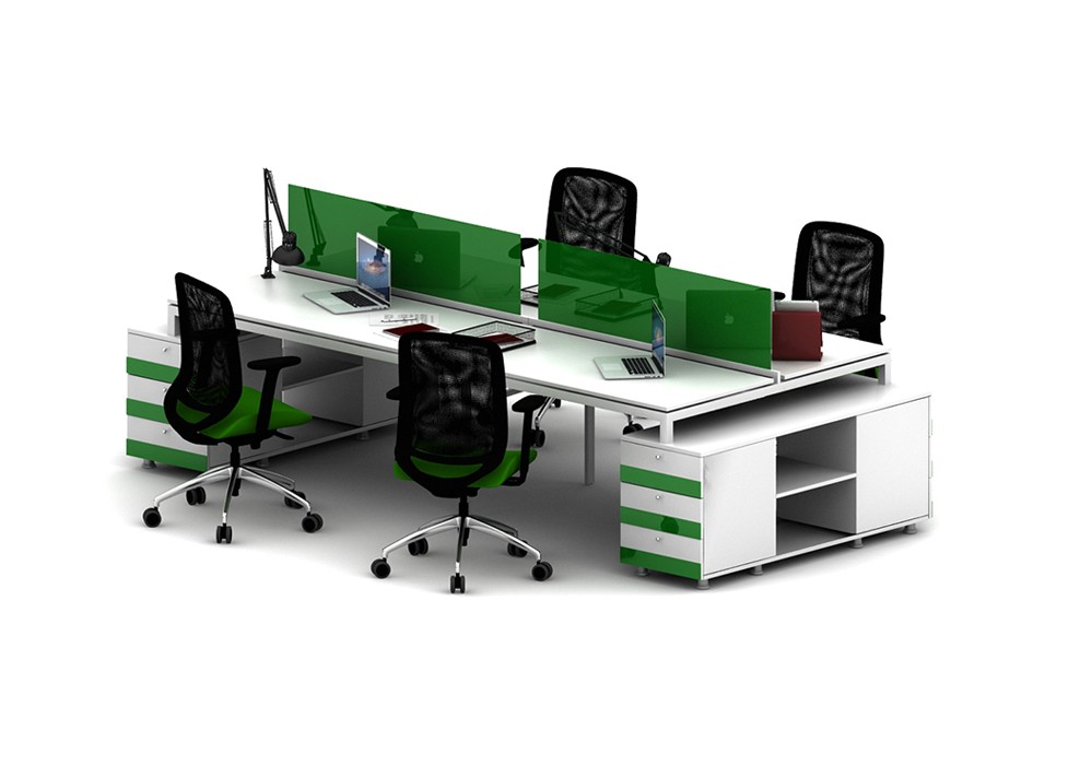 SINERJI 4 PERSON WORKSTATION DESK