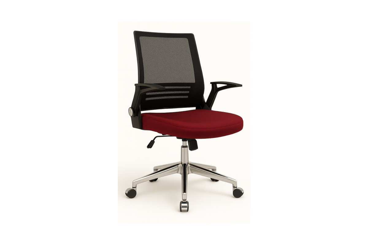 SMART WORKING CHAIR (CHROME LEGS)
