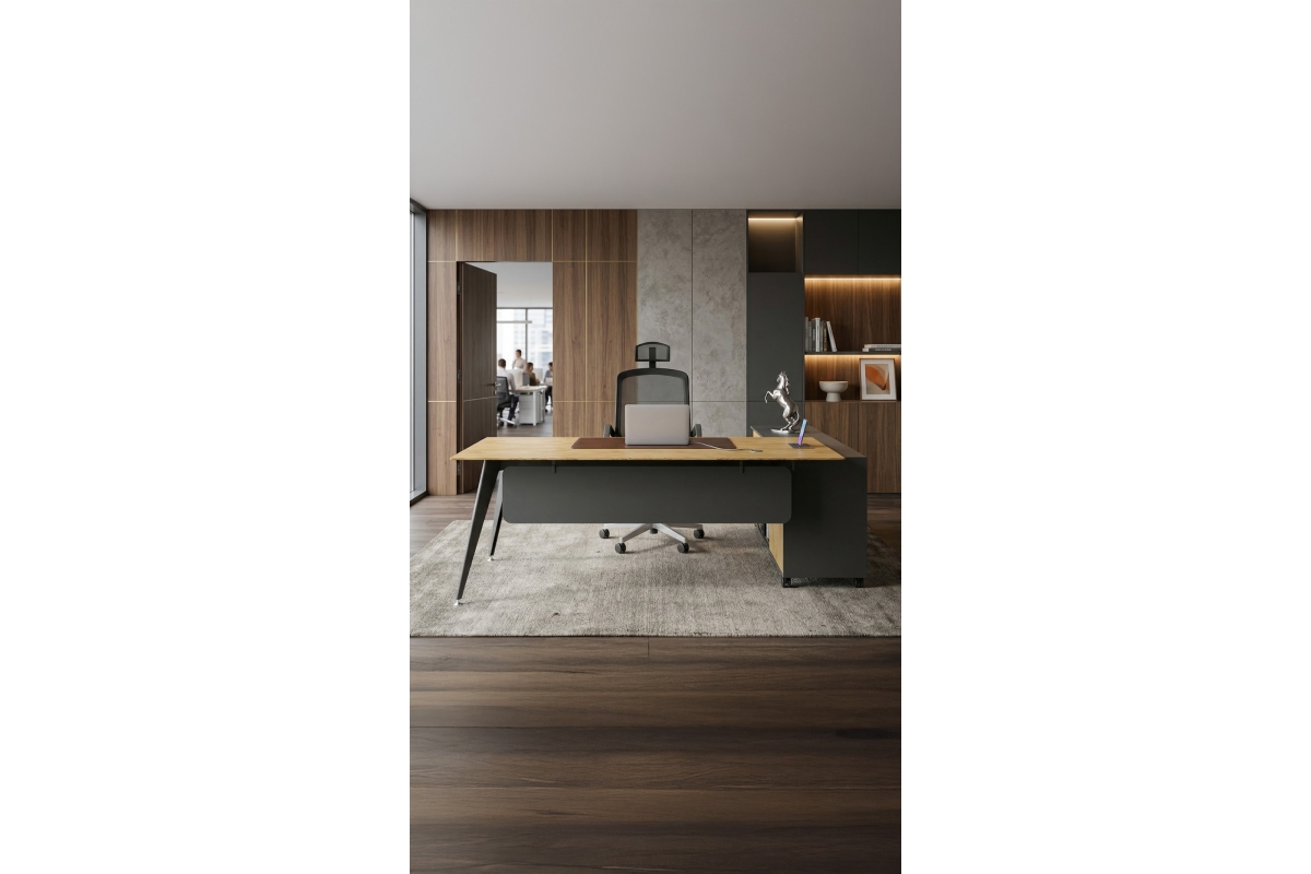 TARSUS EXECUTIVE DESK (WITH DRAWER UNIT)